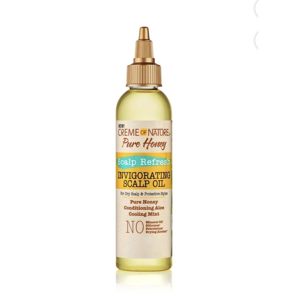Creme of Nature Pure Honey Scalp Refresh Invigorating Scalp Oil 4 oz all hair